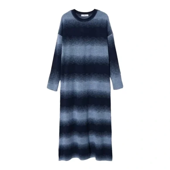 Mango  [4] Exclusive Striped Jersey Dress - Picture 7 of 7